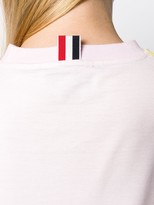 Thumbnail for your product : Thom Browne contrast-stitch logo-patch T-shirt
