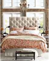 Thumbnail for your product : Pottery Barn Alessandra Floral Reversible Duvet Cover & Sham - Red