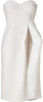 Thumbnail for your product : Jil Sander Birch/Almond/Lavender Wool Bustier Dress