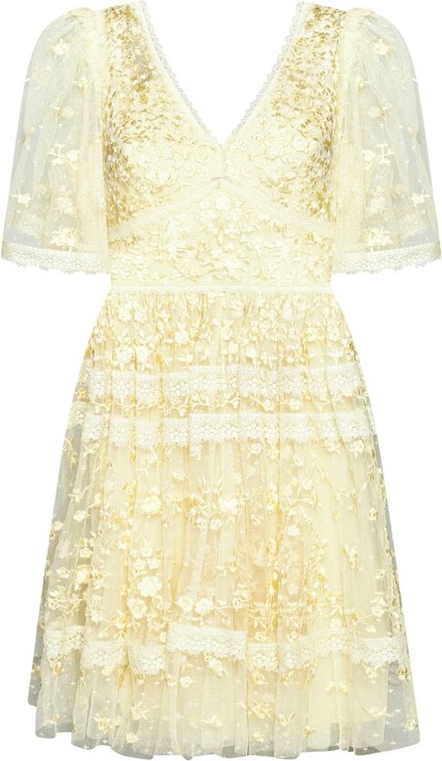 Needle & Thread Floral Embroidered Dress