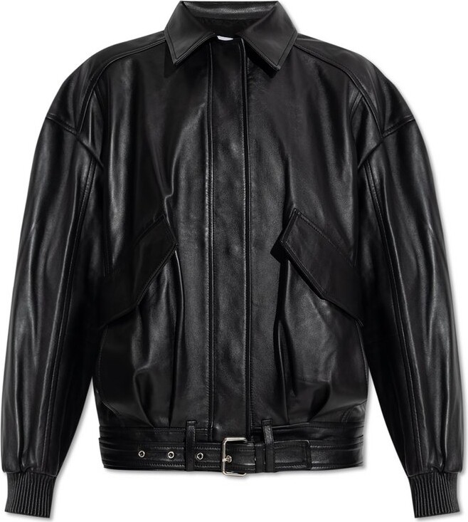 IRO Manka Drop-Shoulder Leather Jacket