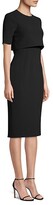 Thumbnail for your product : Jason Wu Compact Crepe Short Sleeve Day Dress