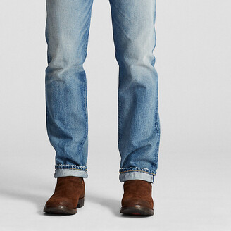 Double RL Low Straight Lansford Selvedge Jean - ShopStyle