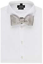 Thumbnail for your product : Barneys New York Men's Silk Satin Bow Tie - Silver