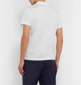 Moncler Cotton-Pique Polo Shirt