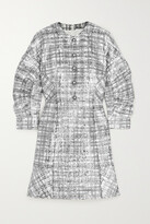 Thumbnail for your product : Huishan Zhang Agatha Embellished Sequined Boucle-tweed Mini Dress
