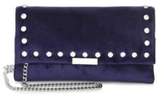Thumbnail for your product : Loeffler Randall Tab Studded Velvet Chain Clutch