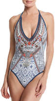 Thumbnail for your product : Camilla Crochet-Trim One-Piece Swimsuit, Multi