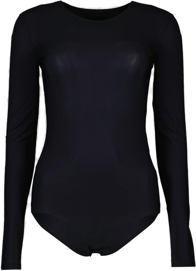 MM6 MAISON MARGIELA Long-Sleeved Crewneck Bodysuit