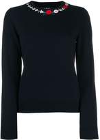 Thumbnail for your product : A.P.C. embroidered neckline jumper