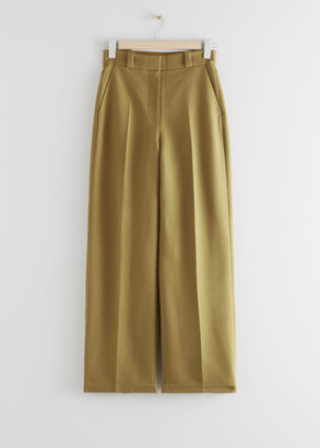 And other stories Wide Leg Twill Trousers