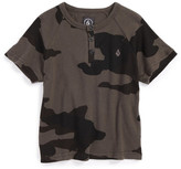 Thumbnail for your product : Volcom 'Hill' Overdye Henley (Big Boys)