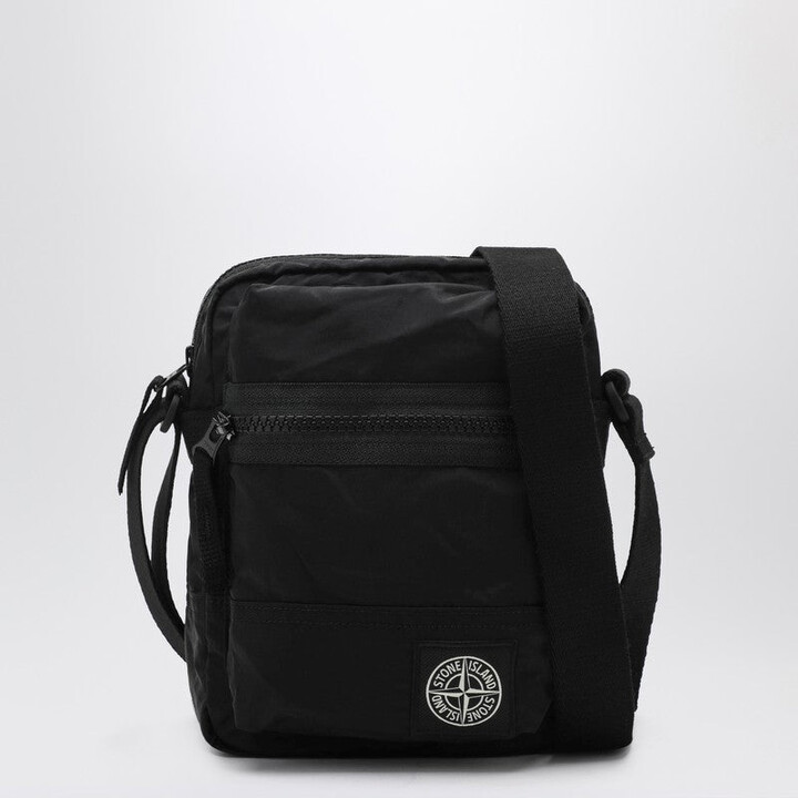Stone Island Black Nylon Metal Bag