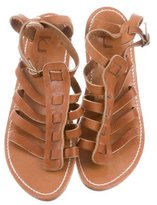 Thumbnail for your product : K Jacques St Tropez Leather Multistrap Sandals