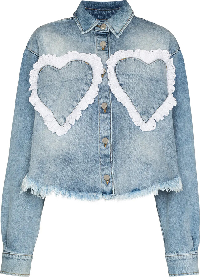 Natasha Zinko Heart Pocket Denim Shirt