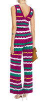 Thumbnail for your product : M Missoni Crochet-knit Wool And Cotton-blend Wide-leg Jumpsuit