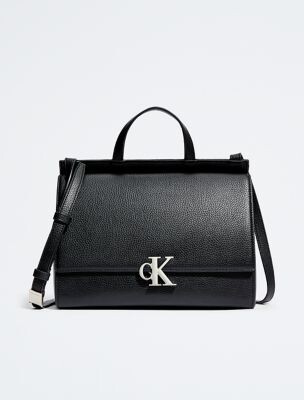 Calvin Klein Millie 2 in 1 Flap Shoulder Bag & Crossbody, Black
