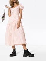 Thumbnail for your product : Simone Rocha Taffeta Gathered Dress