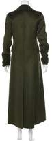 Thumbnail for your product : MS MIN Longline Wool Coat w/ Tags