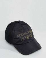 Thumbnail for your product : Armani Jeans 1981 Baseball Cap In Black