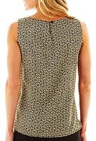 Thumbnail for your product : JCPenney Nine & Co 9 & Co. Sleeveless Print Top