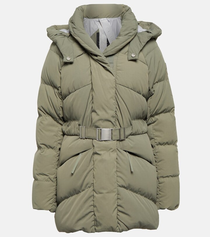 Canada Goose Marlow belted down coat - ShopStyle