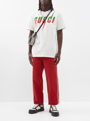 Gucci Blade Logo-print Cotton-jersey T-shirt - ShopStyle