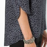 Thumbnail for your product : Anne Weyburn Softly Draping Printed Voile Blouse
