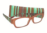 Thumbnail for your product : Sunscape Eyewear Women's Brown & Green Kaleidoscope Readers