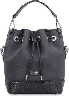 Lancel Ninon Leather Bucket Bag