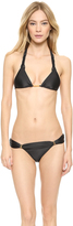 Thumbnail for your product : Vix Paula Hermanny Solid Black Bikini Bottoms
