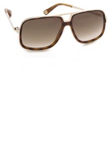 Thumbnail for your product : Marc Jacobs Keyhole Aviator Sunglasses