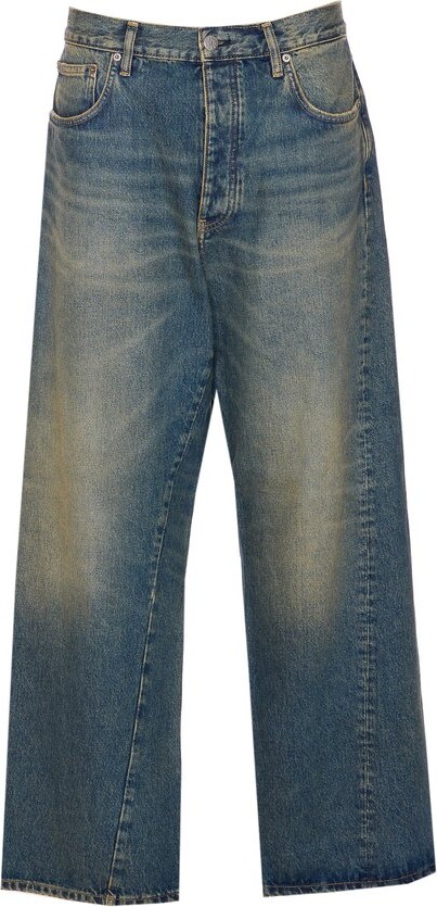 Sunflower Logo Patch Straight-Leg Jeans