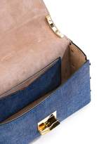 Thumbnail for your product : Jimmy Choo City Lockett denim shoulder bag