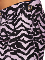 Thumbnail for your product : Tom Ford Tiger Print Woven Cotton Swim Trunks