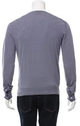 Hermes Silk-rimmed Wool Sweater
