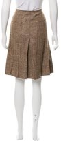 Thumbnail for your product : Prada A-Line Tweed Skirt
