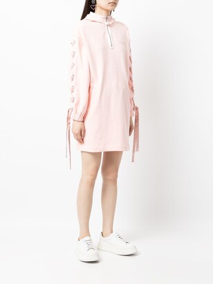 BAPY BY *A BATHING APE® Tie-Detail Pullover Hoodie Dress