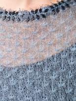 Thumbnail for your product : Ermanno Scervino beaded neck jumper