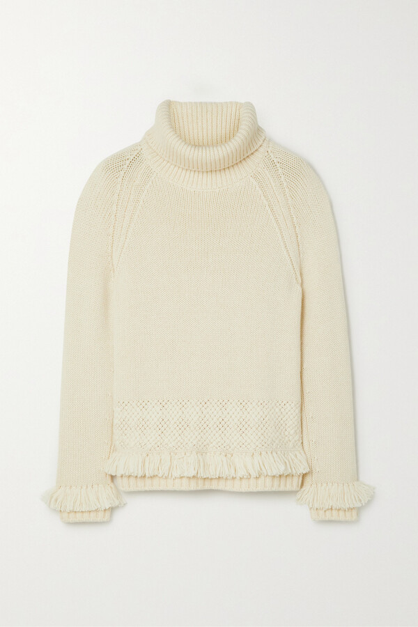 cream colored sweater