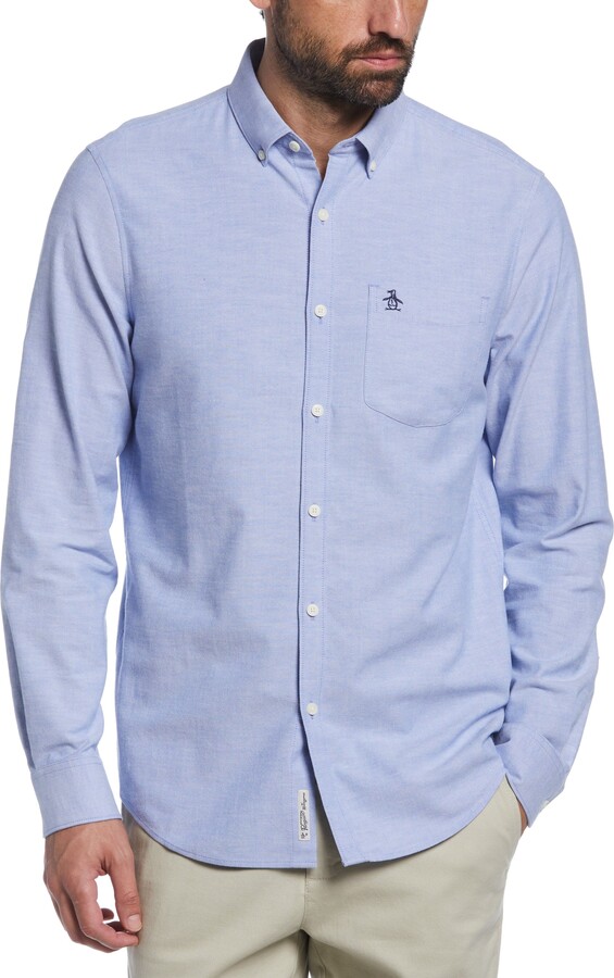 EcoVeroâ"¢ Oxford Long Sleeve Pocket Shirt