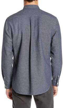 Vince Slim Fit Chambray Sport Shirt