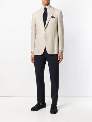 Canali classic fitted blazer