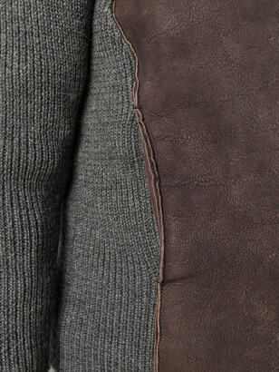 Prada Pre-Owned 2000's Knitted Sleeves Jacket