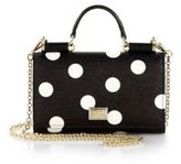 Thumbnail for your product : Dolce & Gabbana Polka-Dot Mini Chain Crossbody Bag