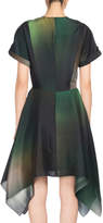 Thumbnail for your product : Kenzo Soft Flare Dress Short Sleeve Dress, Olive