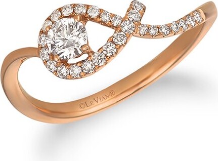 LeVian 14K Rose Gold 0.33 Ct. Tw. Diamond Ring