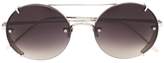 Linda Farrow round framed sunglasses 