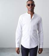 Thumbnail for your product : Reiss Caffrey Textured Grandad Collar Shirt