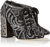 Thumbnail for your product : Dolce & Gabbana Vally embellished macramé ankle boots